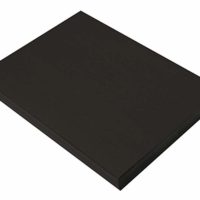 SunWorks Heavyweight Construction Paper, 9 x 12 Inches, Black, Pack of 100