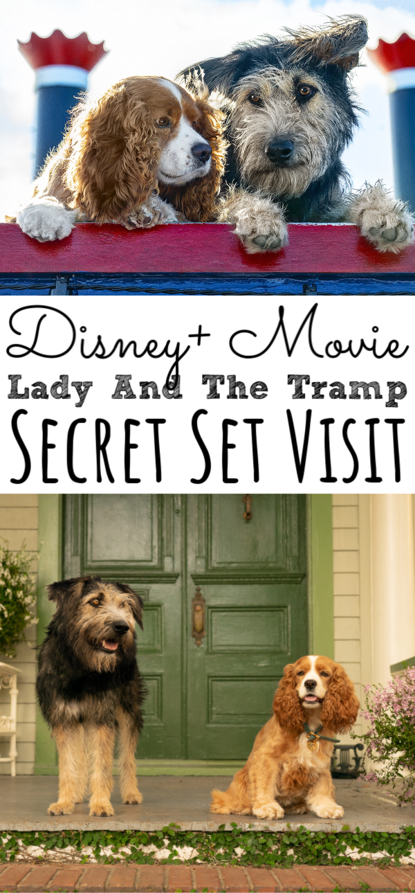 Lady and the Tramp Disney Plus Set Visit