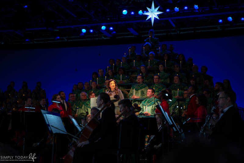 Actors Performing at Epcot’s Candlelight Processional