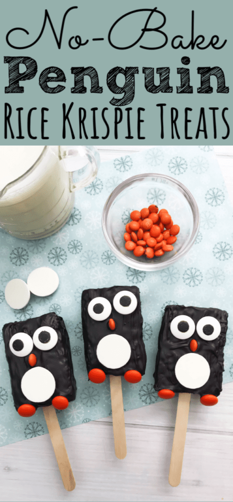Penguin Rice Krispie Treats