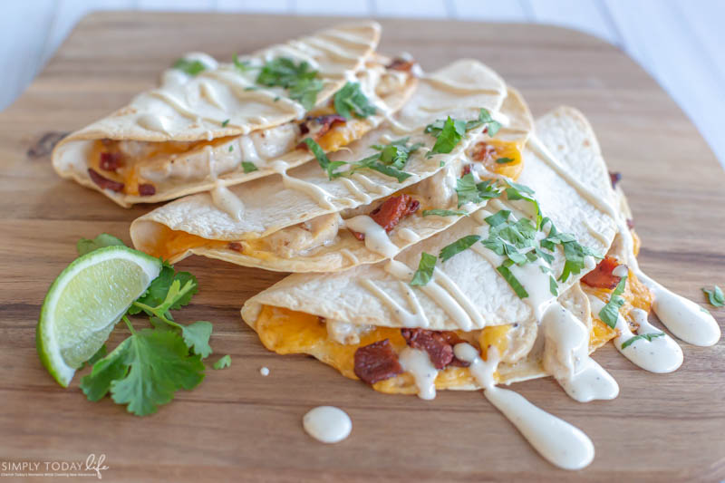 Baked Quesadilla Recipe with Chicken