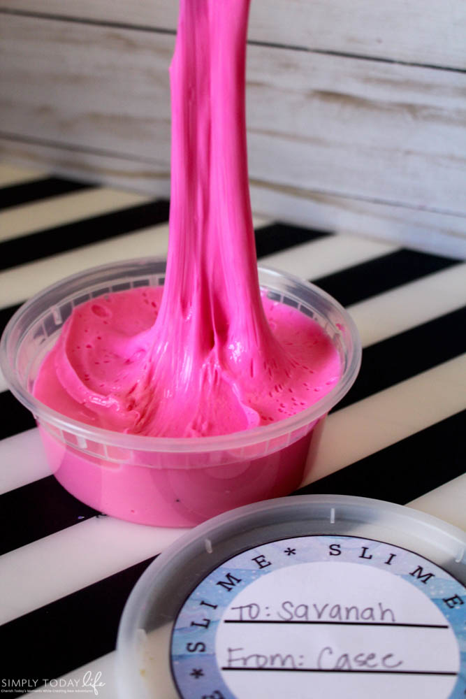 Easy Pink Valentine's Day Slime