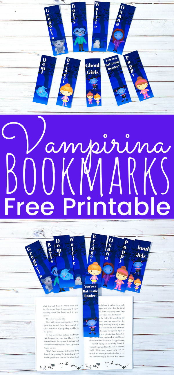 Vampirina Printable Bookmarks