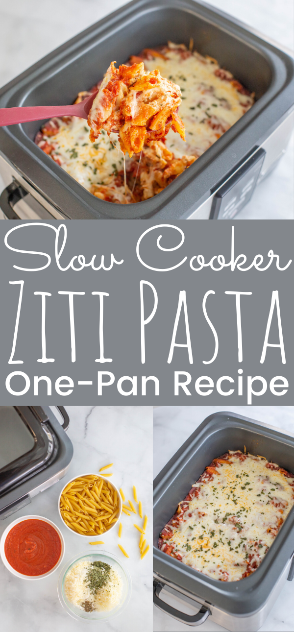 Slow Cooker Ziti Pasta One-Pot Recipe - Simply Today Life