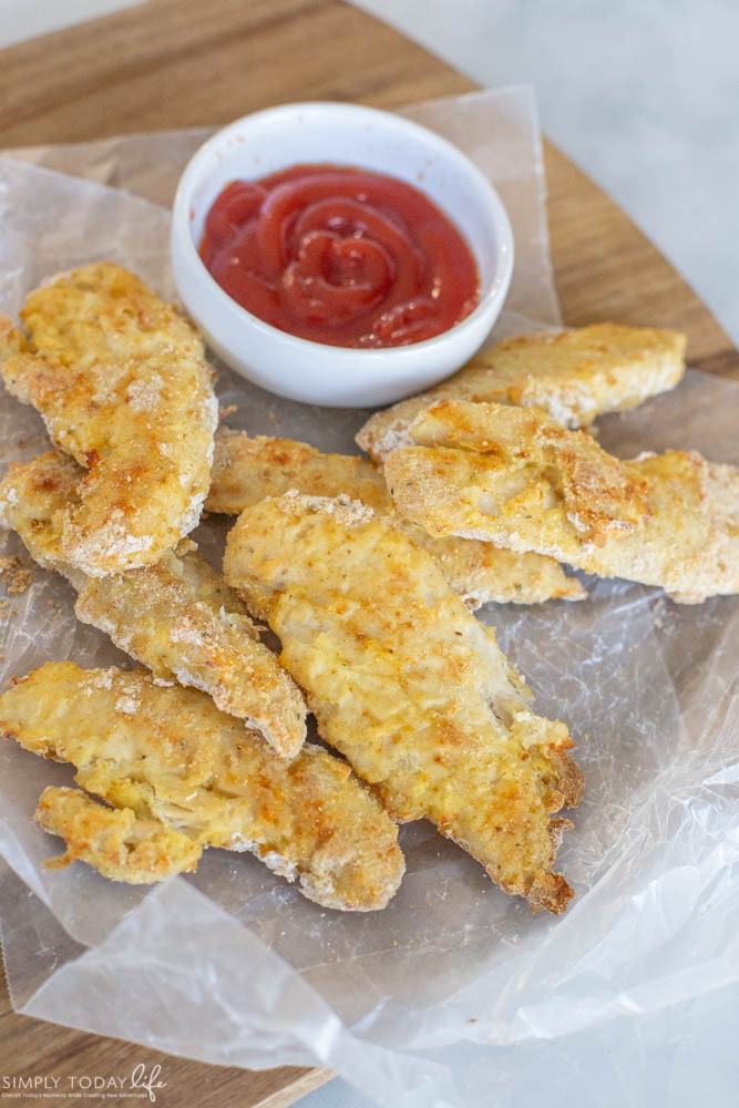 Chicken Strips Made With Cheerios